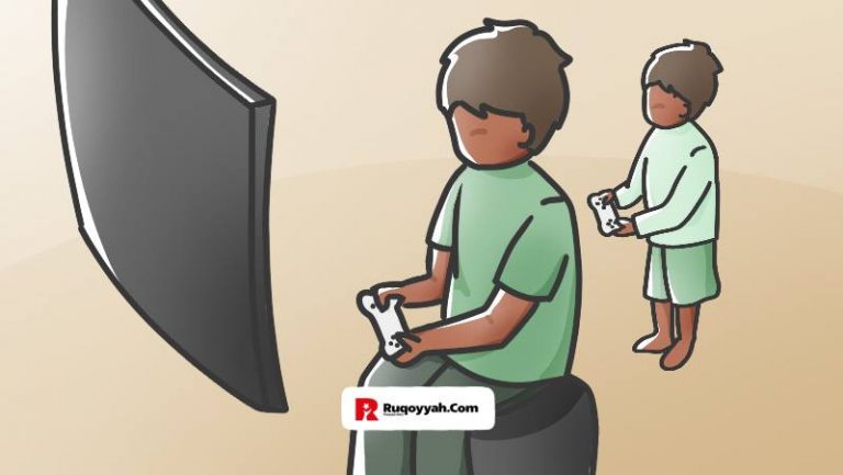 Anak akan meniru kebiasaan orang tua.